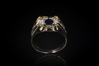 14k Gold ring with Diamonds