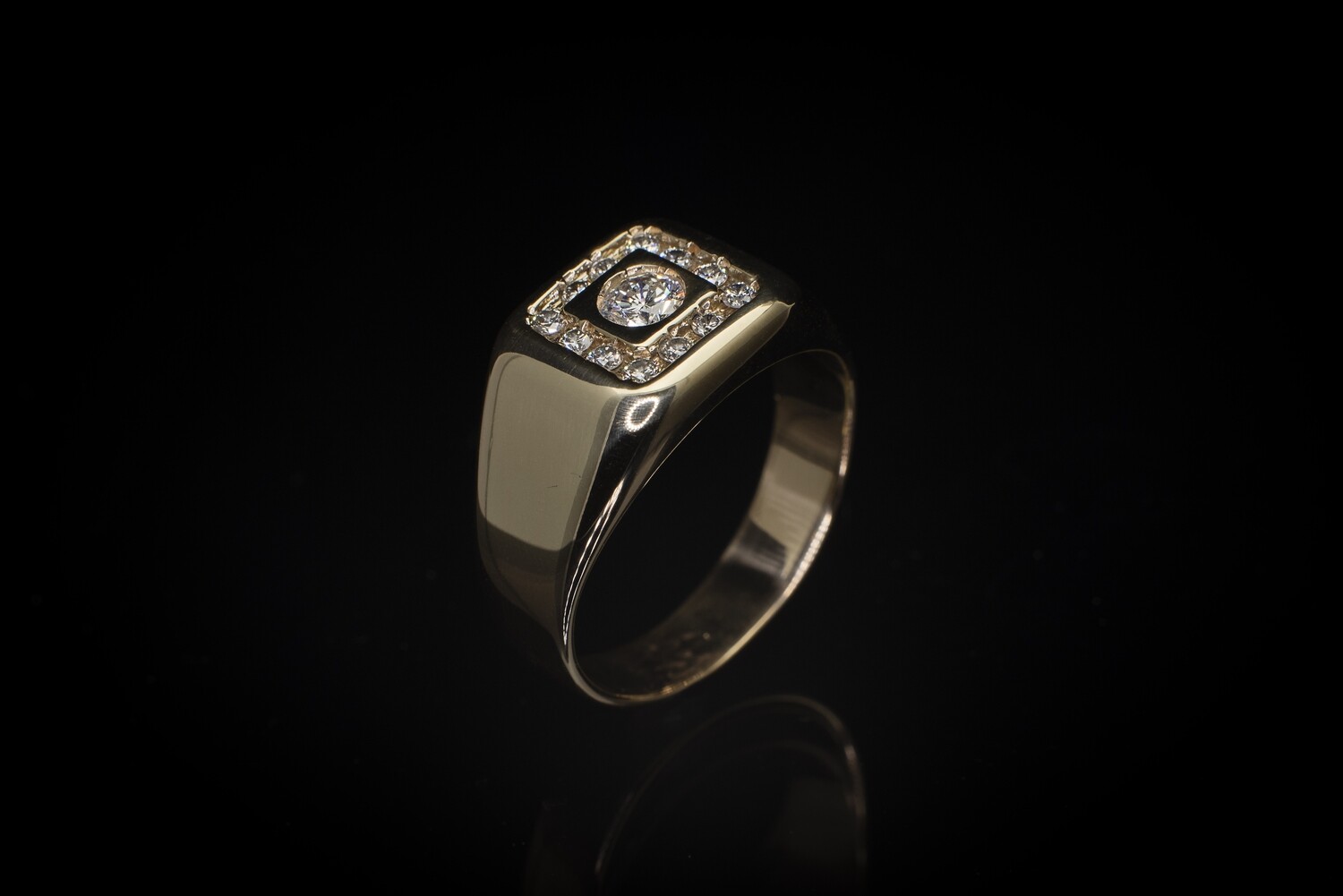 Channel Set Diamond Ring