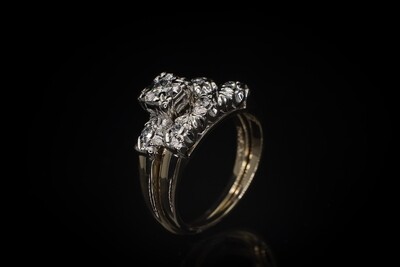 14k Gold Wedding Diamond Set