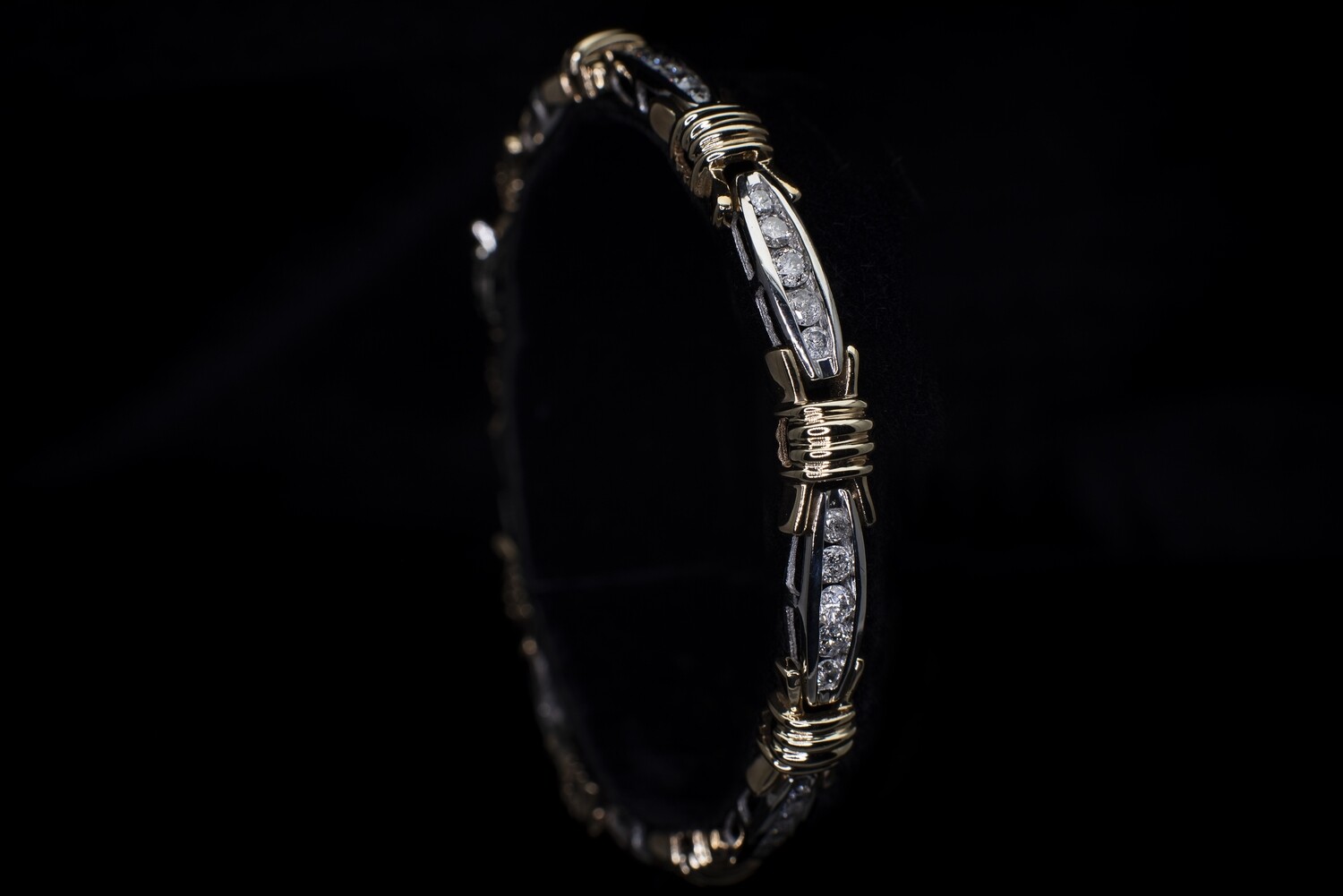White and Yellow Gold Bracelet
