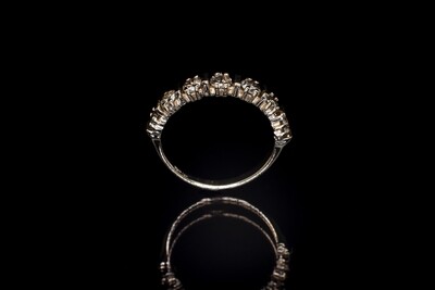 14k Gold Prong Set Diamond Ring