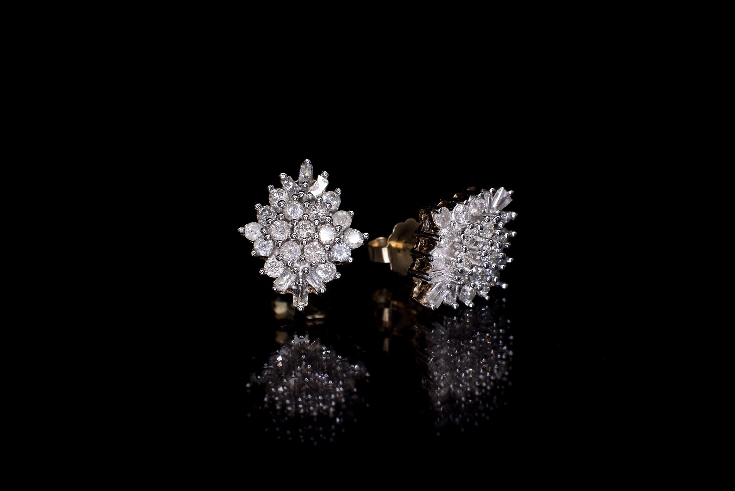 10k Gold Diamond Earrings