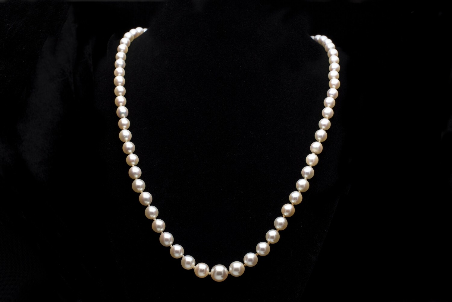 14k Gold Pearl and Sapphire Necklace