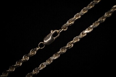 Yellow Gold Rope Chain