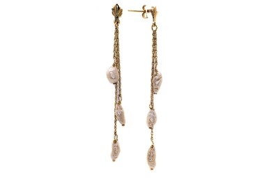 14k Gold Earrings Pearls