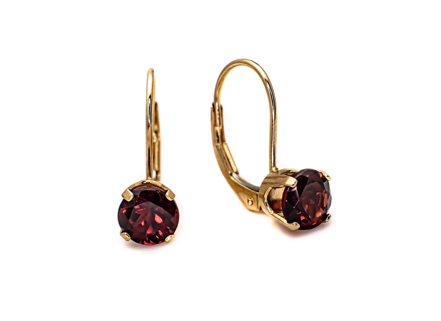 14k Gold Earrings with Gemstones