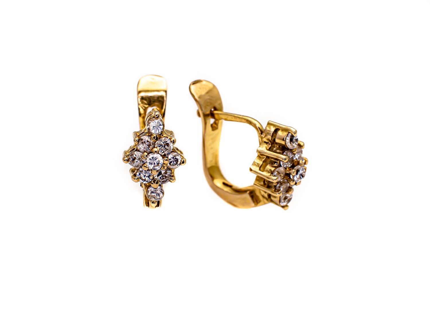 CZ Stone Earrings