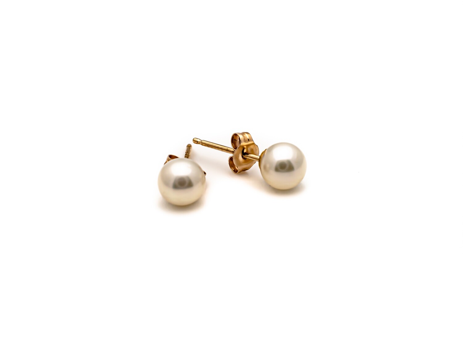 14k Gold Earrings with Pearls