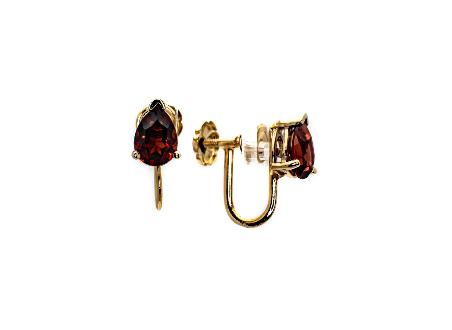 Brown Gemstone Earrings