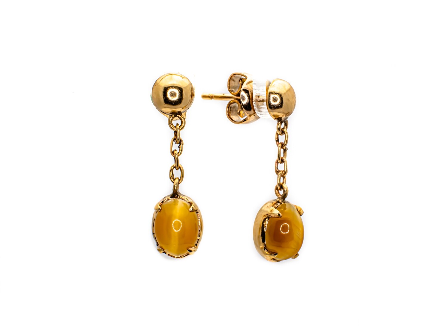 10k Gold Earrings with Gemstones