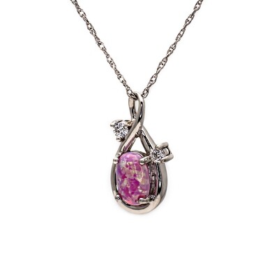 Pink Gemstone Necklace
