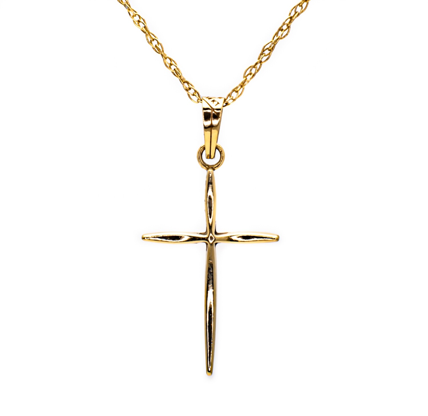 14k Gold Cross.