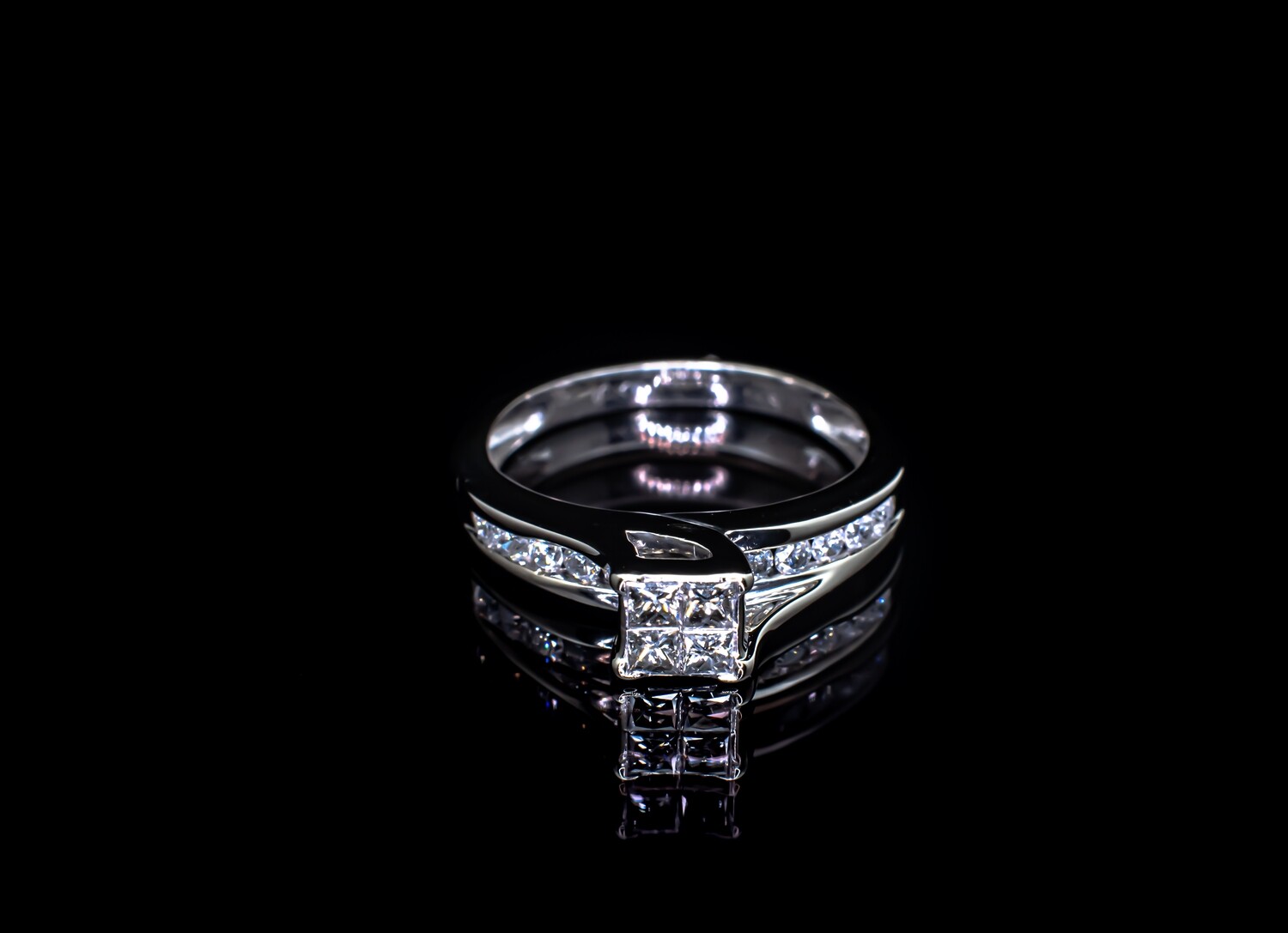 10k Gold Diamond Ring Size 5.5