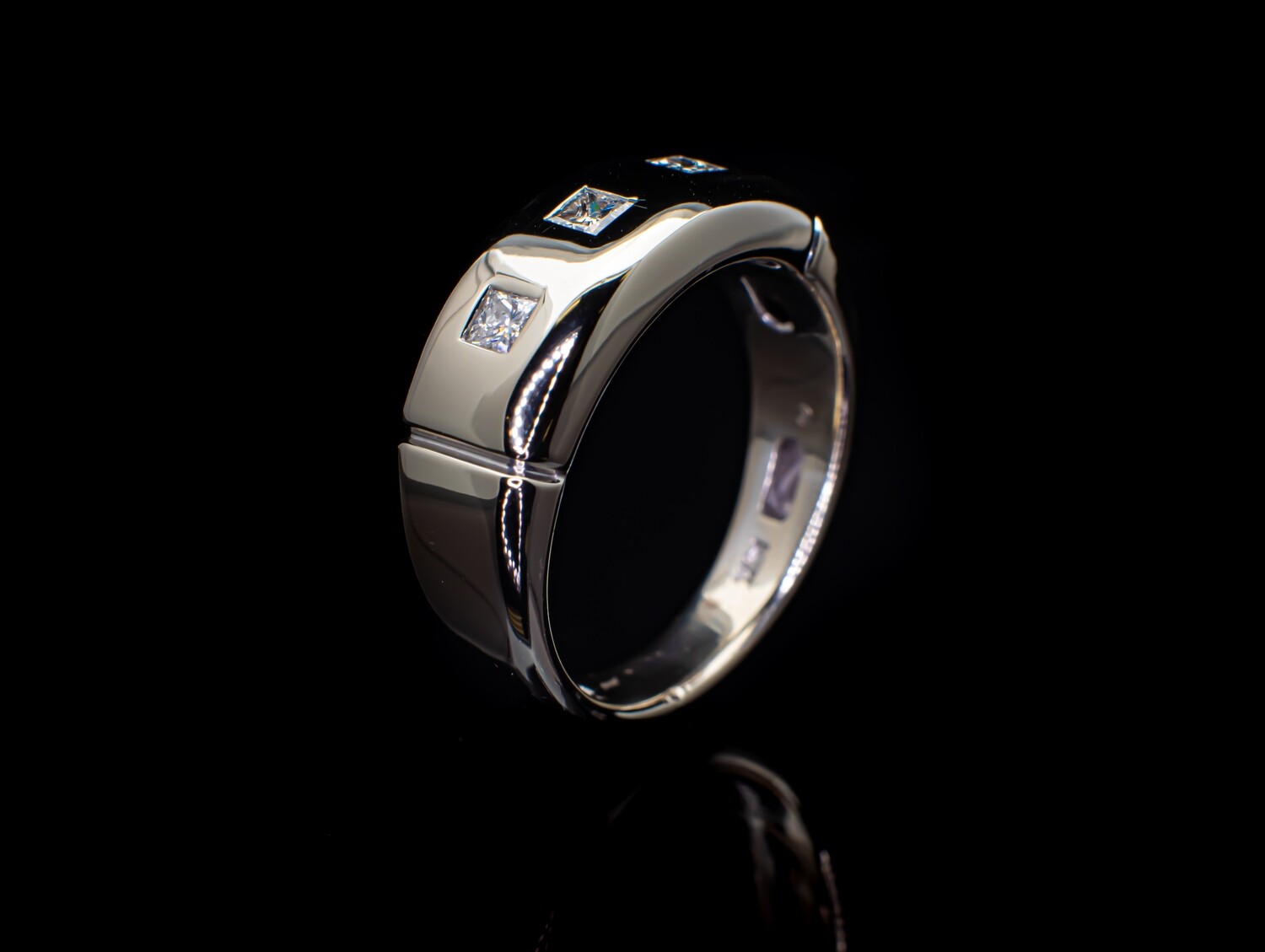 14k Gold Diamond Ring Size 9.7