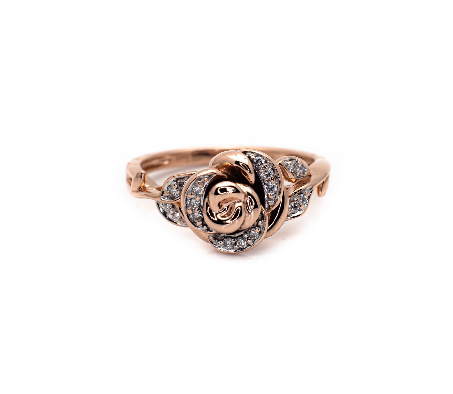 10k Gold Ring with Diamonds