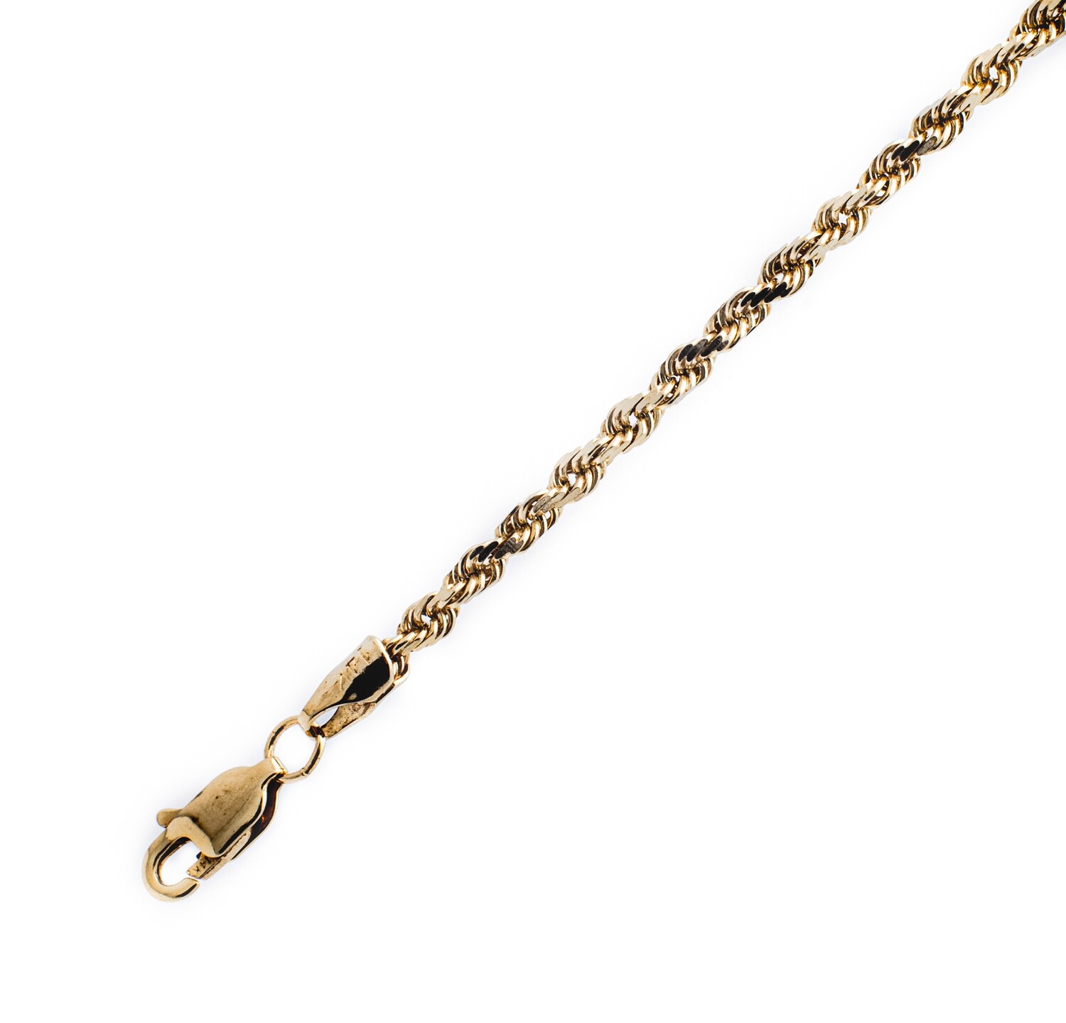 14K Yellow Gold Rope Chain