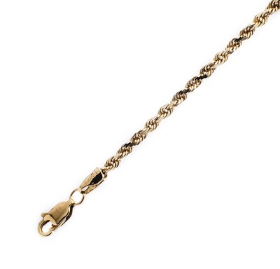 14K Yellow Gold Rope Chain