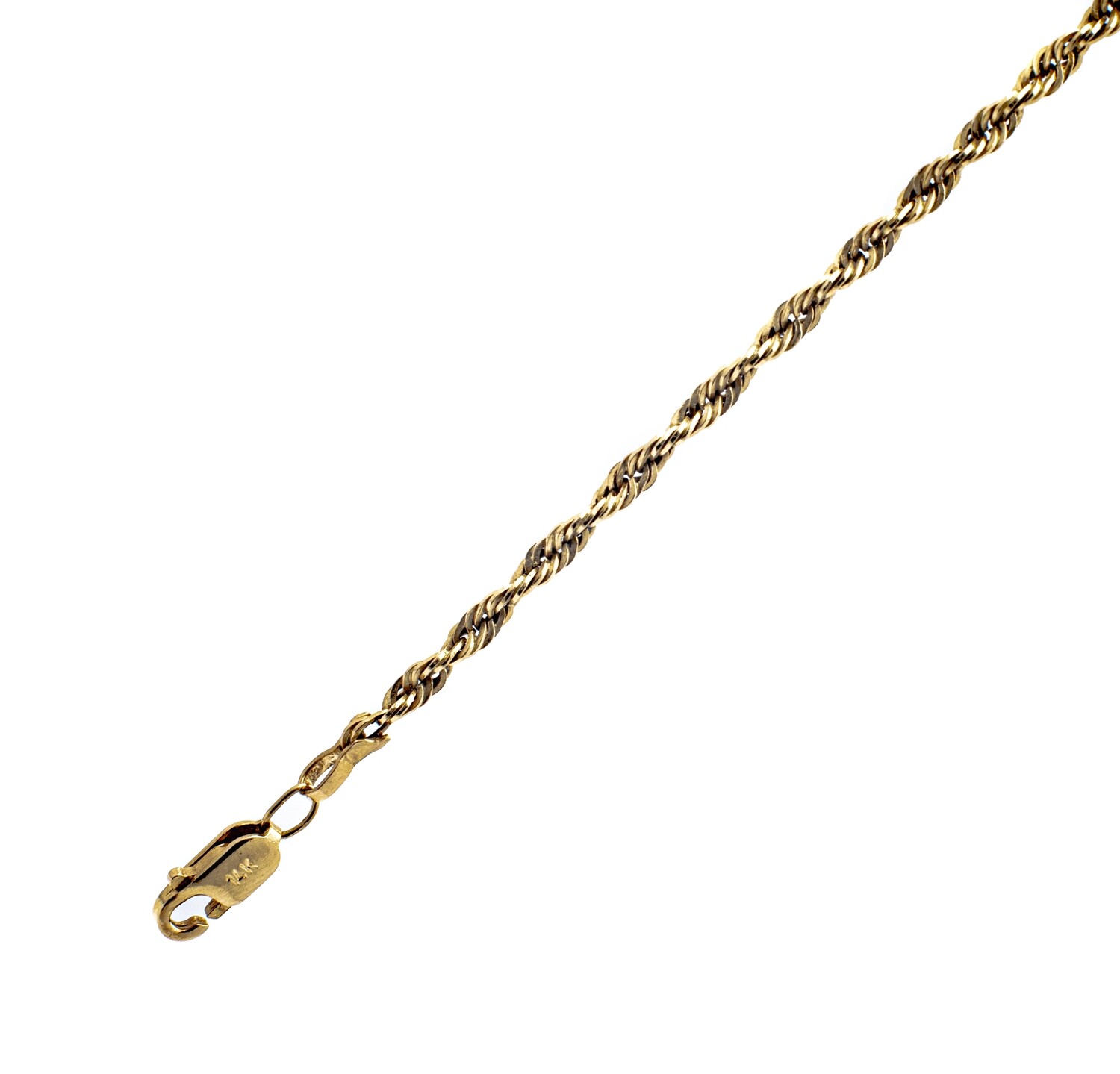 14K Gold 29-Inch Chain