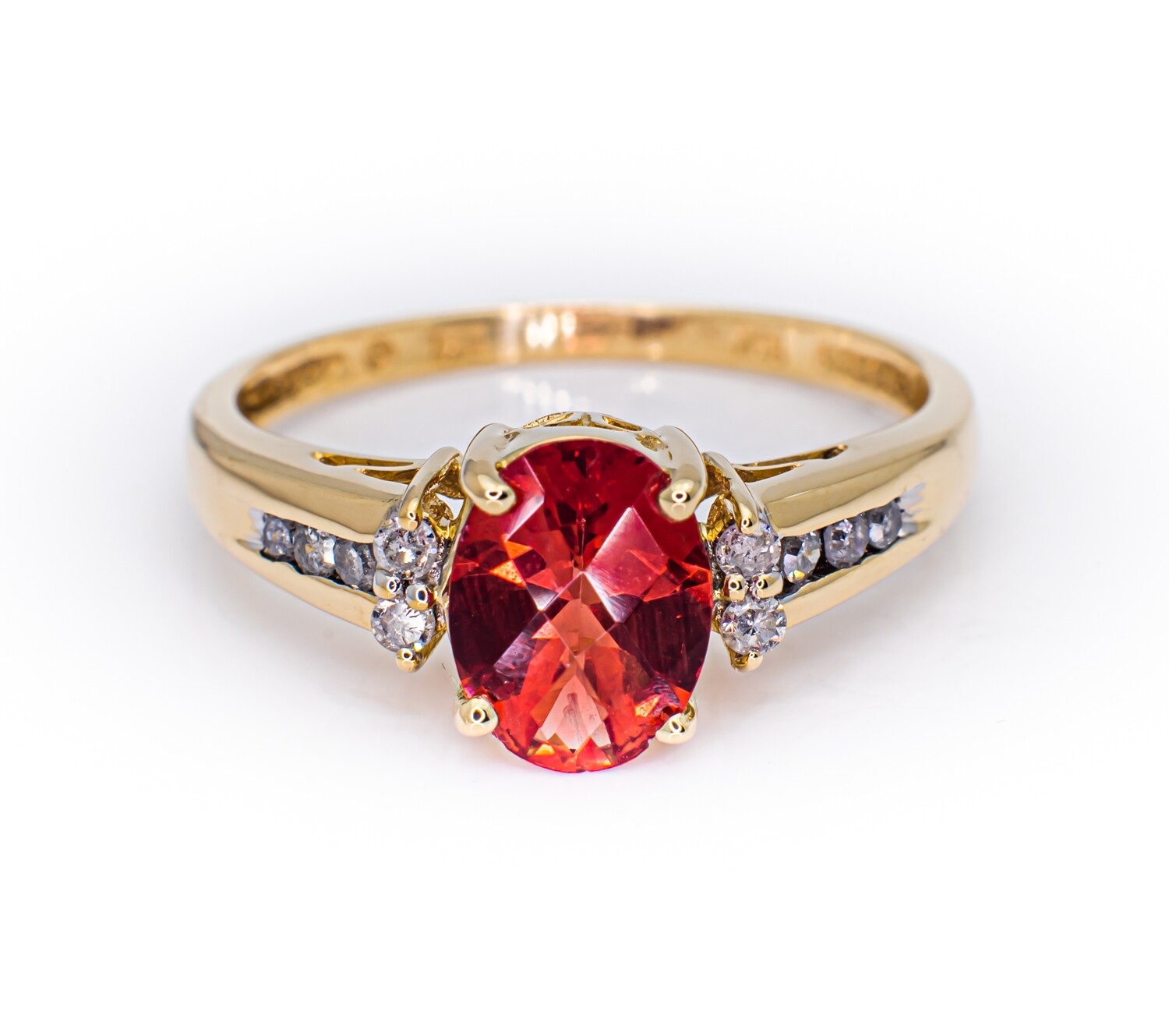Tourmaline &amp; Diamond Ring