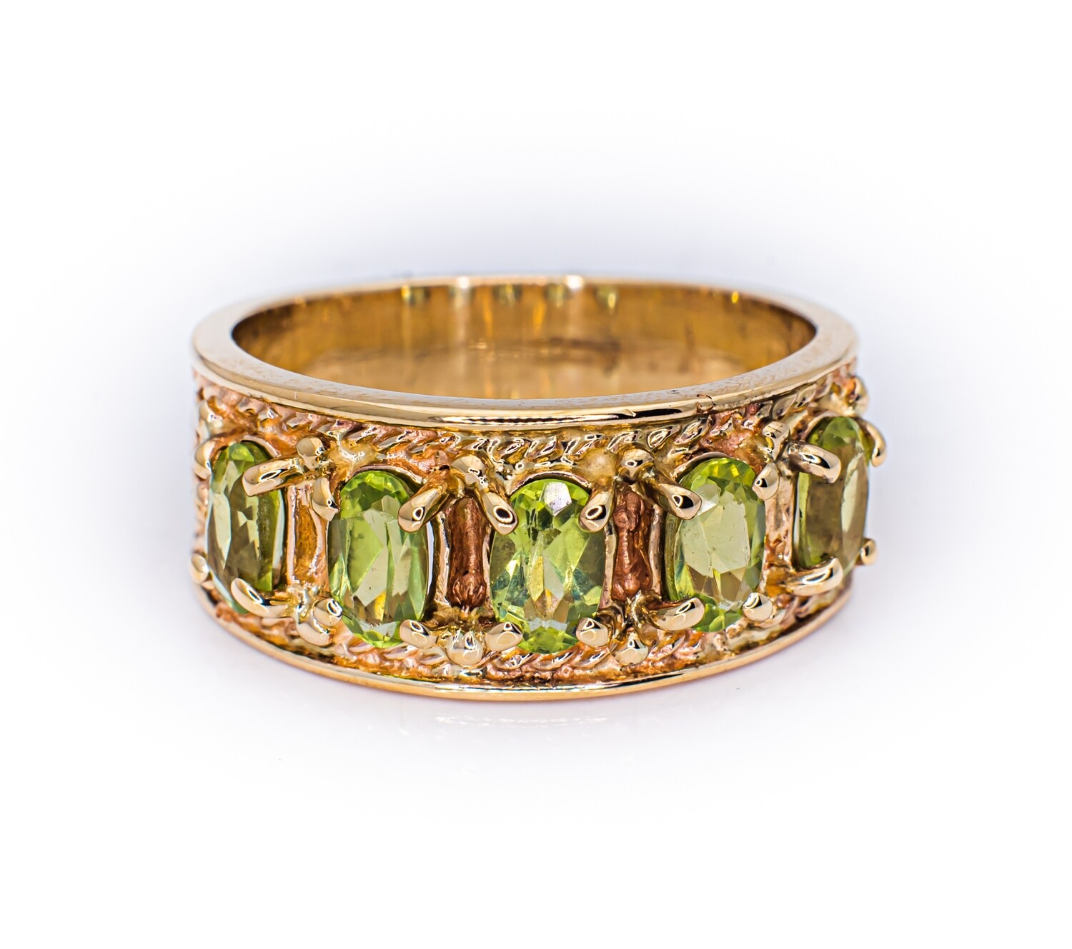 14K Yellow Gold Citrine Ring Size 6