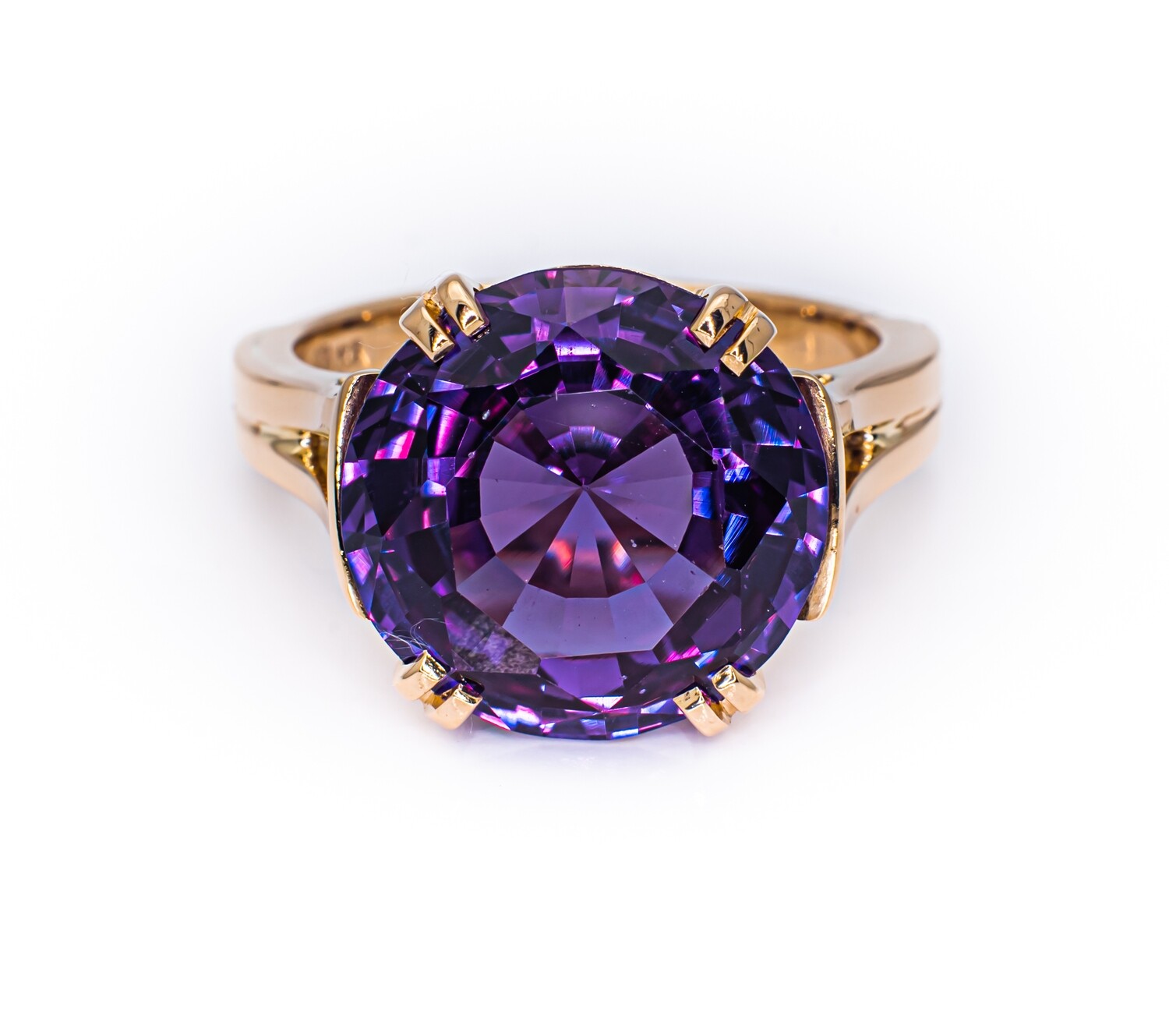 14k Gold Sapphire Ring