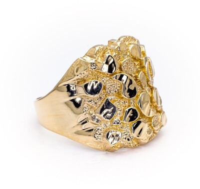 10K Yellow Gold Men Ring