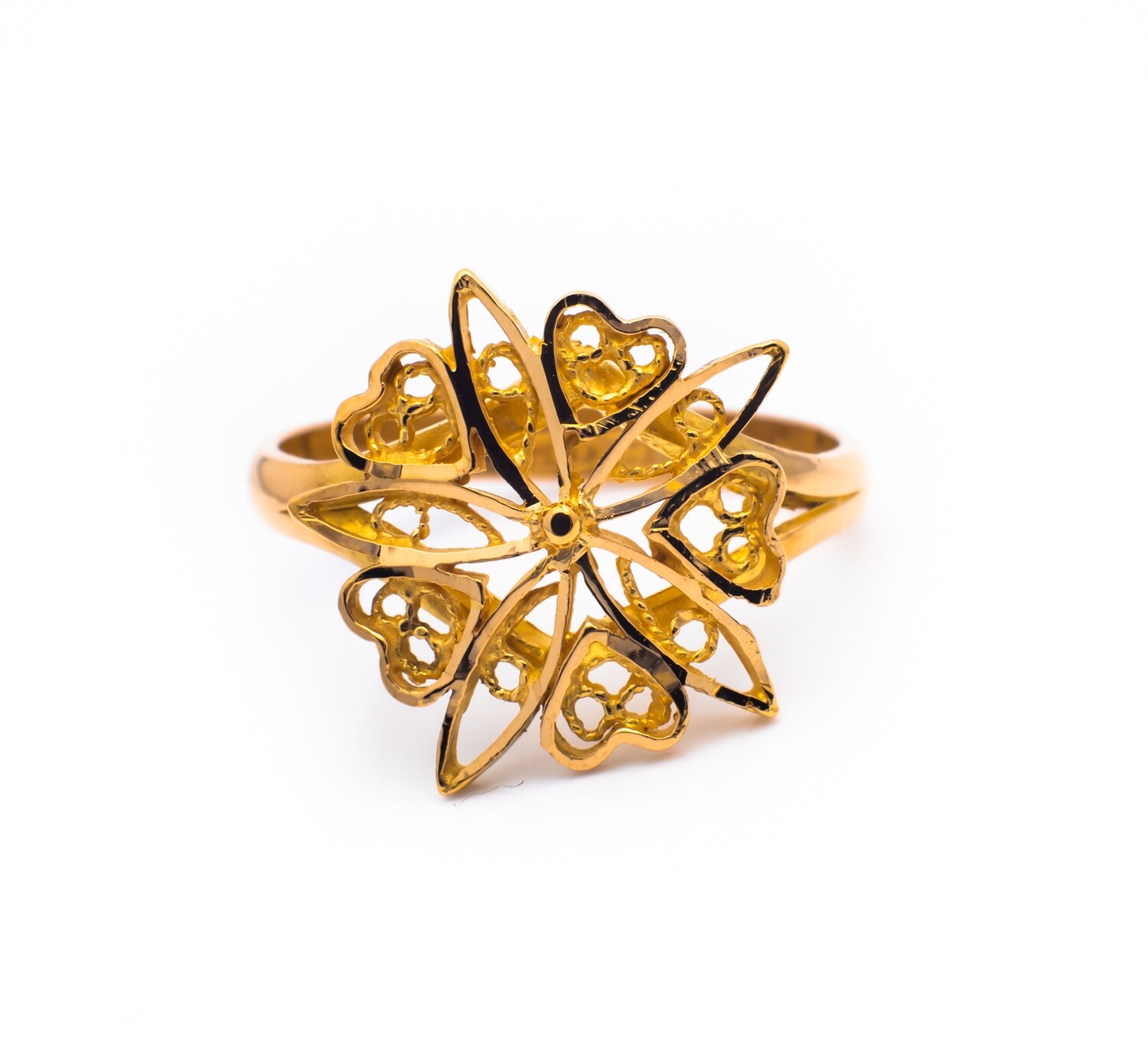 21k Gold Ring Size 6