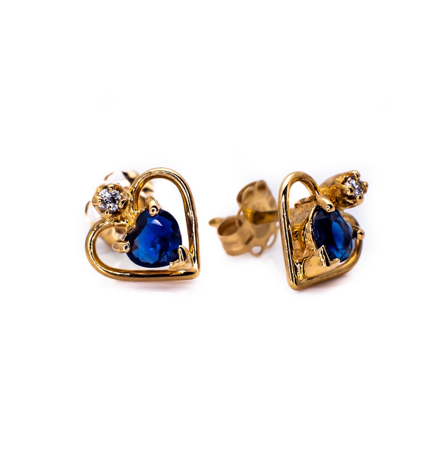 Topaz Diamond Earrings