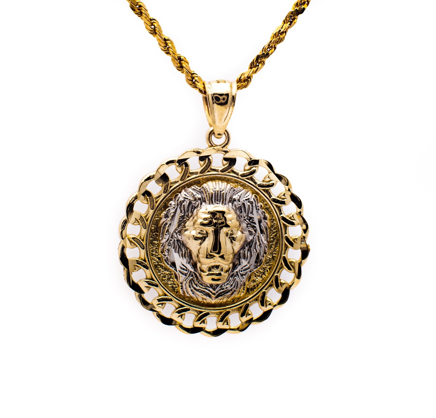 10K Yellow Gold Pendant &quot;Leo&quot;