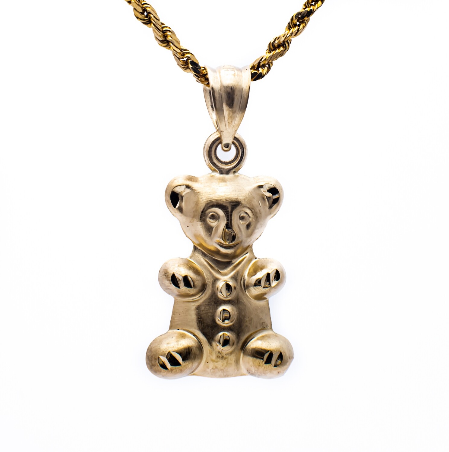 14K Yellow Gold Pendant &quot;Bear&quot;