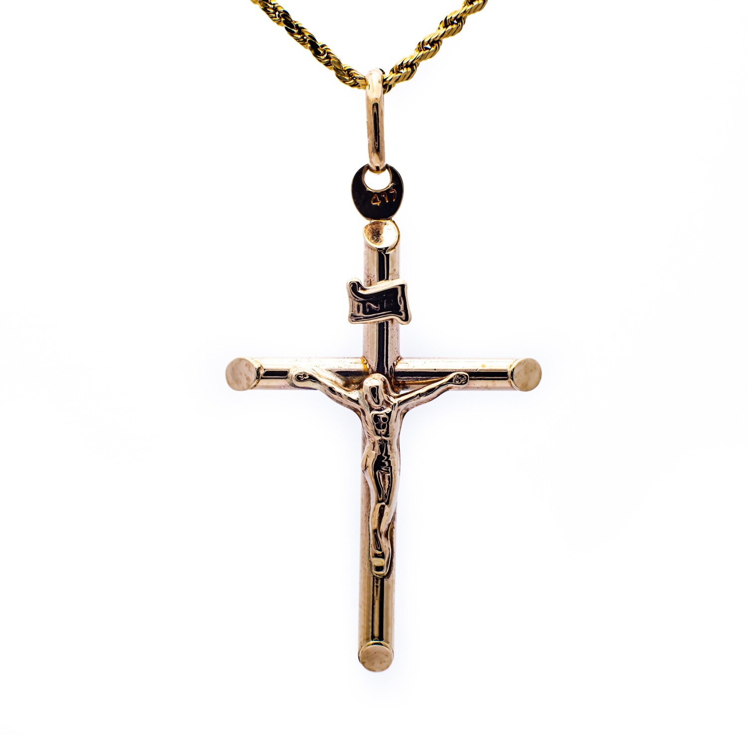 10K Yellow Gold Cross