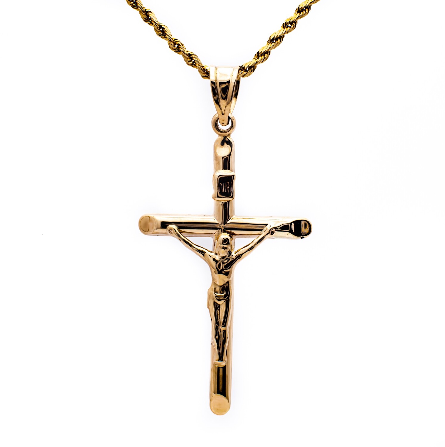 14K Yellow Gold Cross