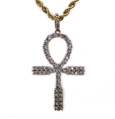 10k Gold CZ Pendant