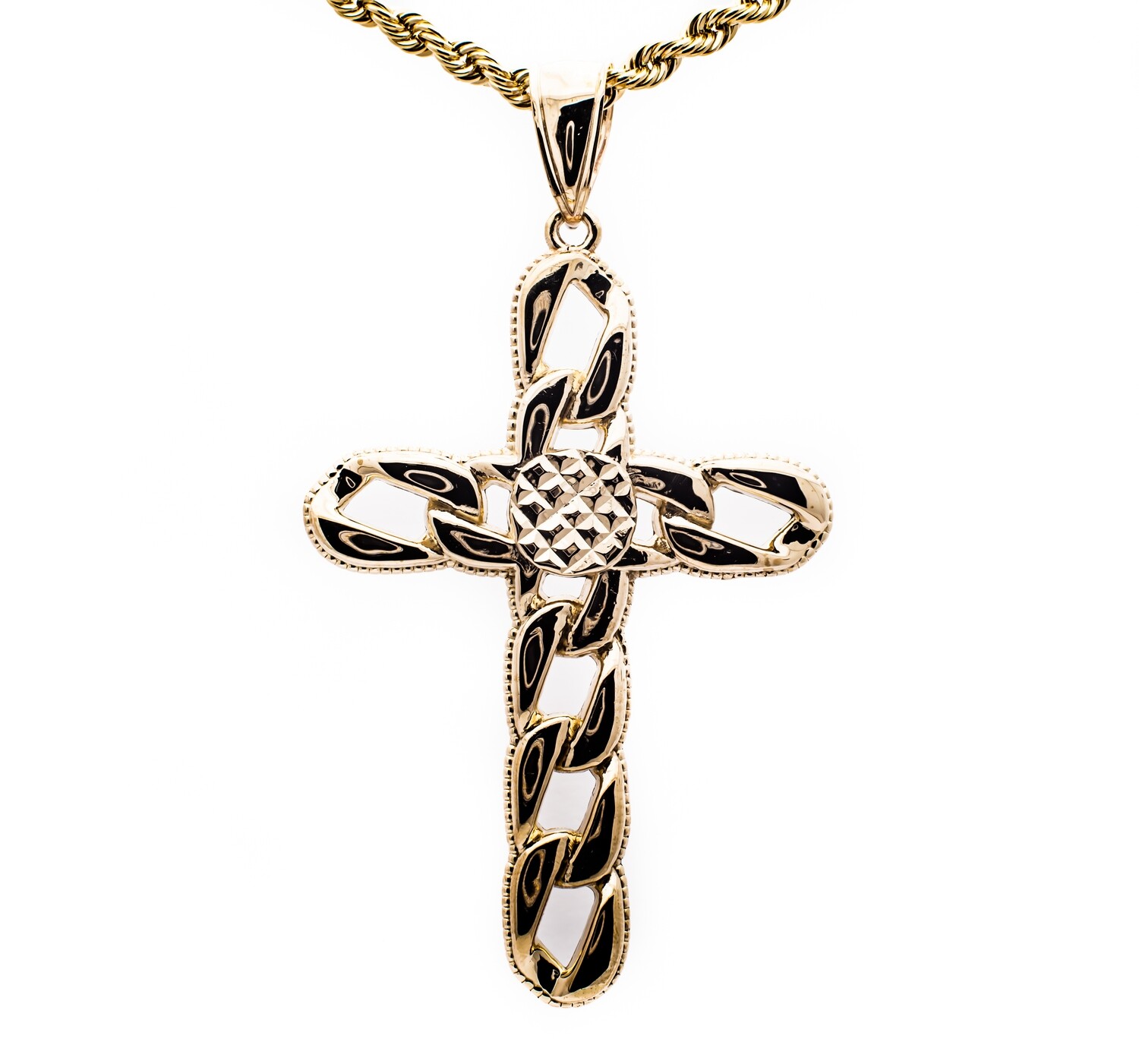 10K Yellow Gold Cross