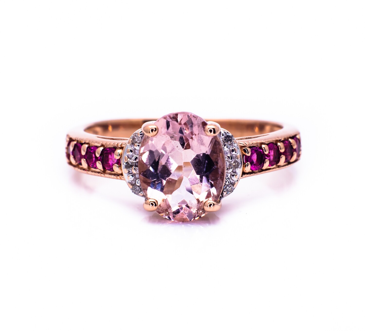 Rose Gold Amethyst Ring