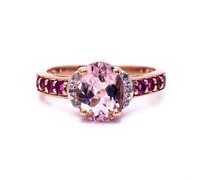 Rose Gold Amethyst Ring