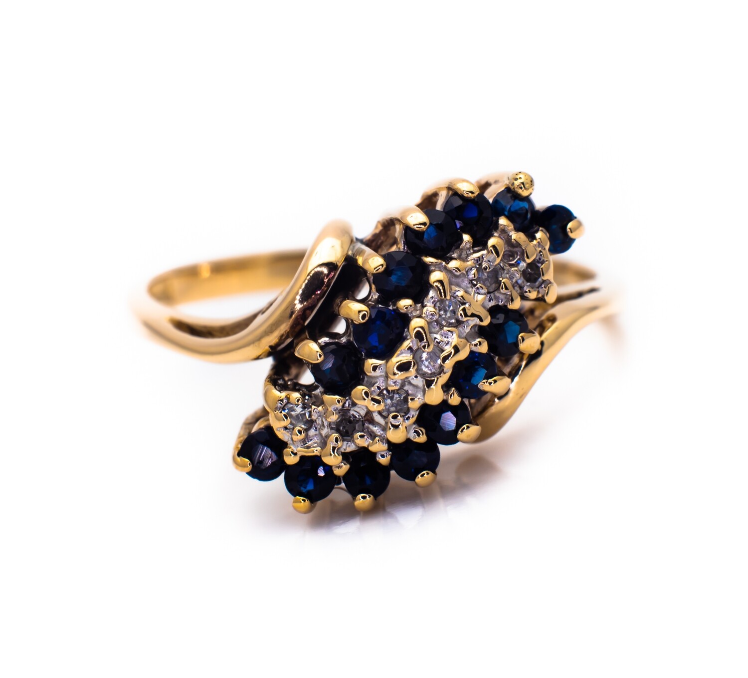 Sapphire Diamond Ring