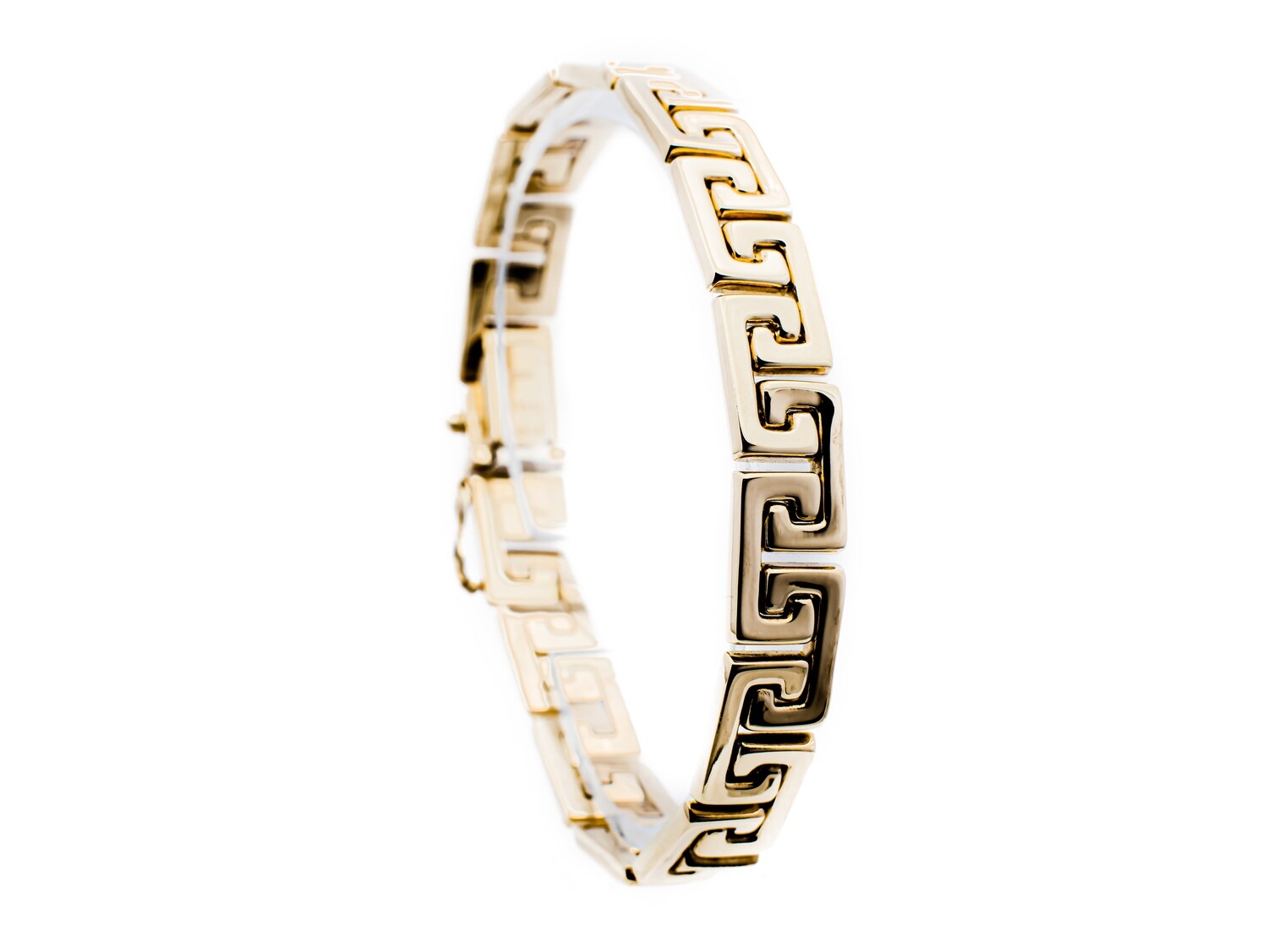 14K Versace Type Gold Bracelet