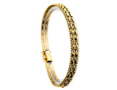 14k Yellow Gold 7.25-Inch Bracelet