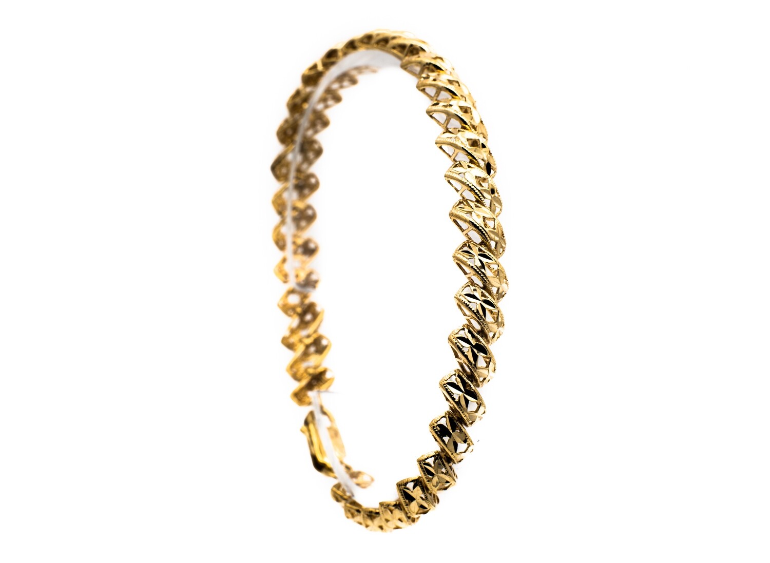 14k Gold 7.5-Inch Bracelet