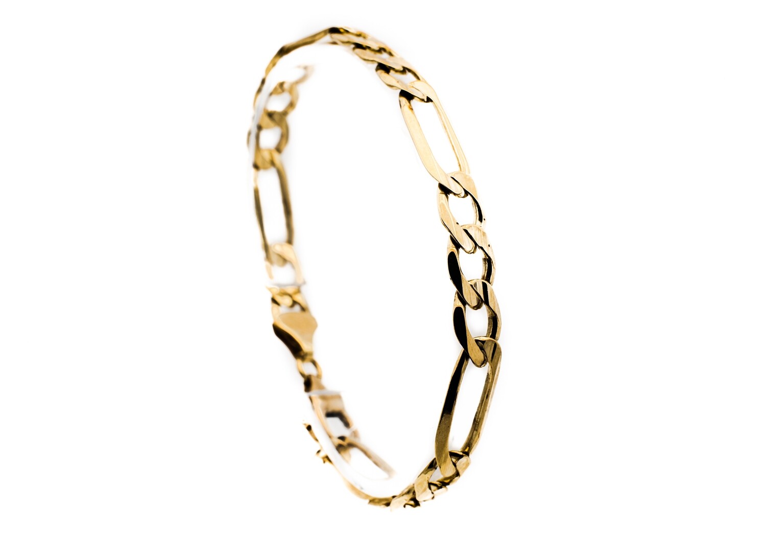 10K Gold Figaro Bracelet