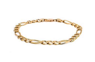 14k Gold Figaro Bracelet