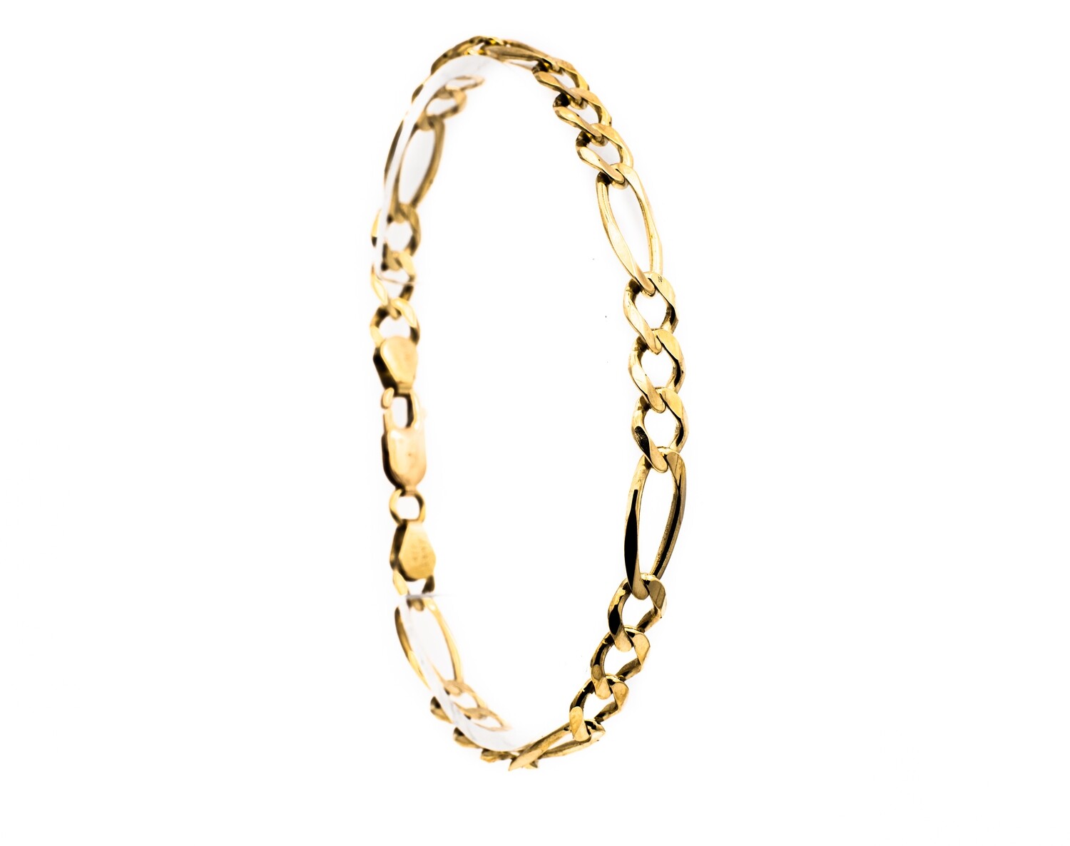 14k Gold Figaro Bracelet