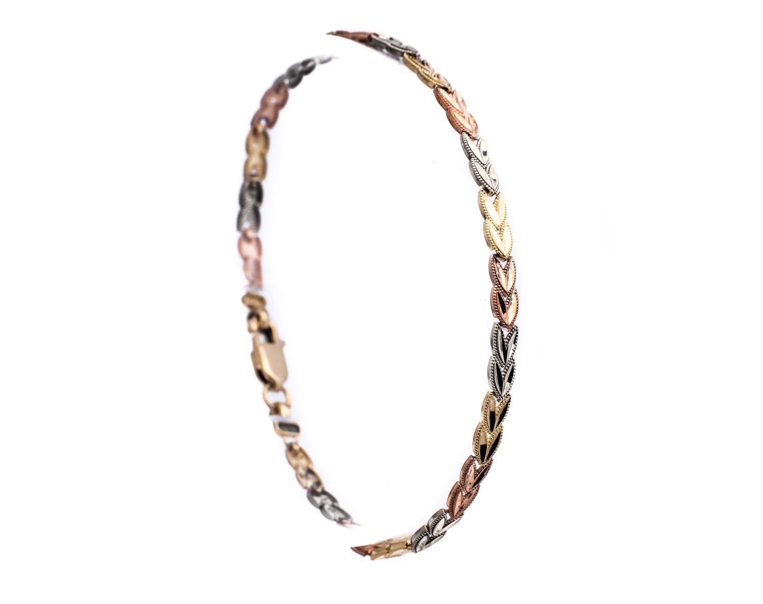 Tri-Color Gold Bracelet