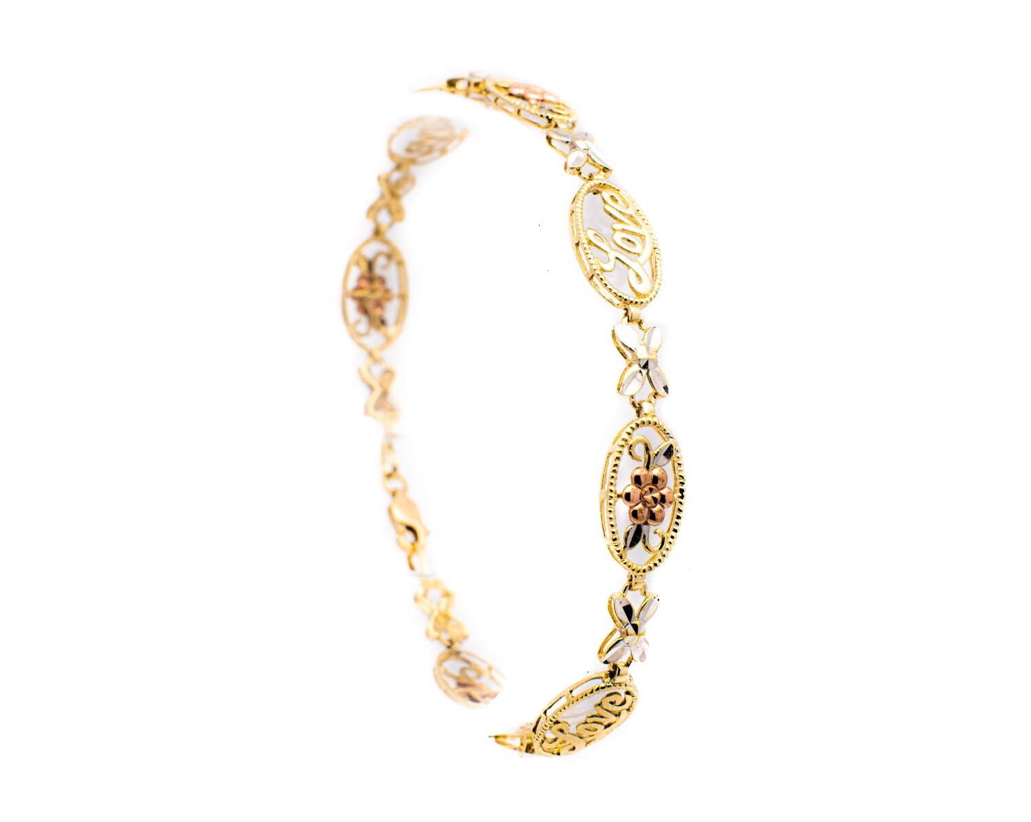 Flower &amp; Love Bracelet