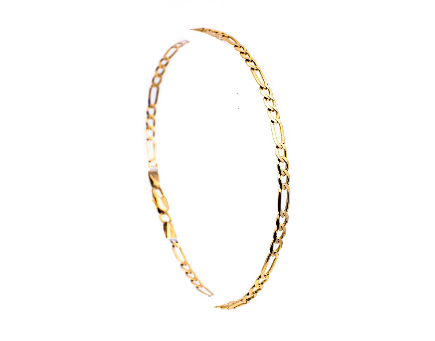 Figaro Gold Bracelet