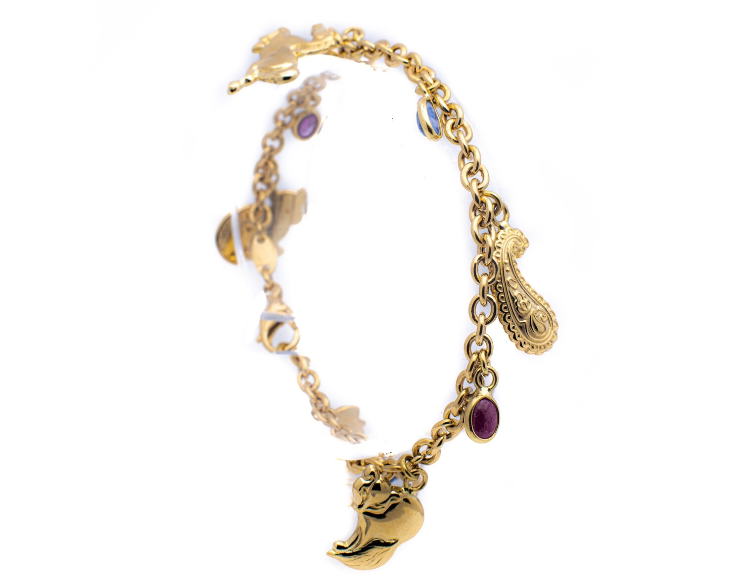 Yellow Gold Charm Bracelet