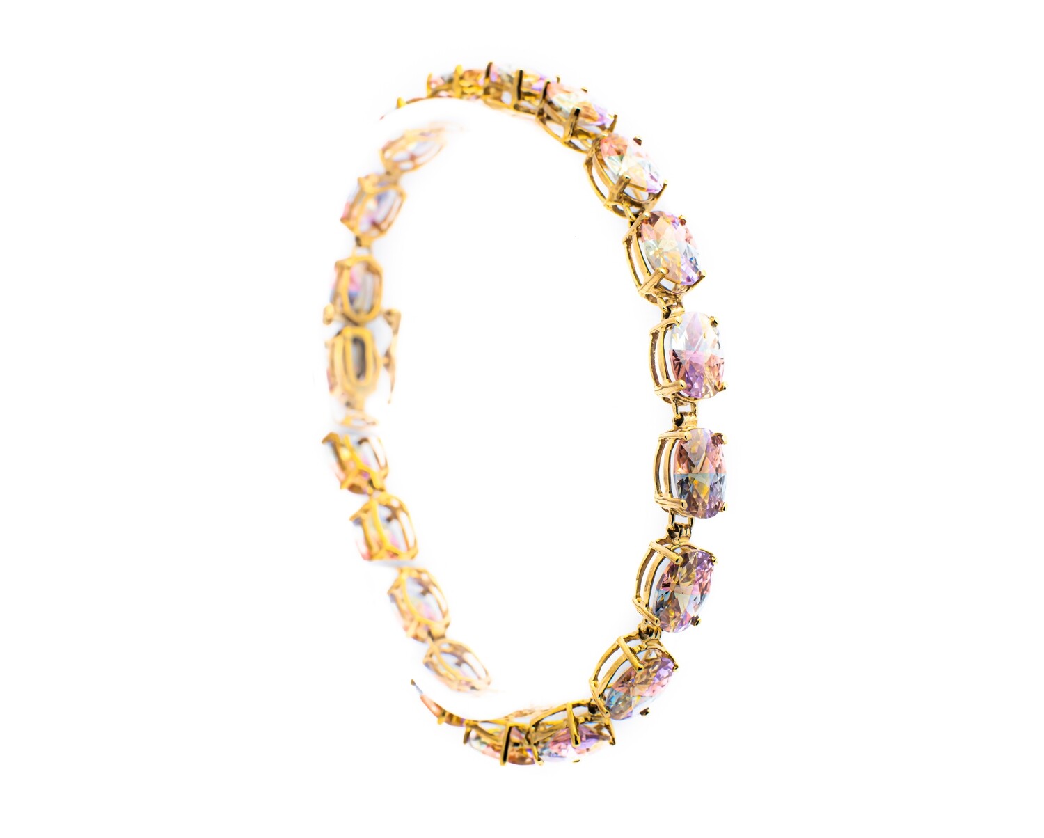 10K Yellow Gold Multi Gemstone Bracelet