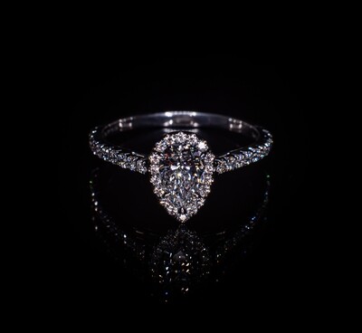 Pear Diamond Engagement Ring