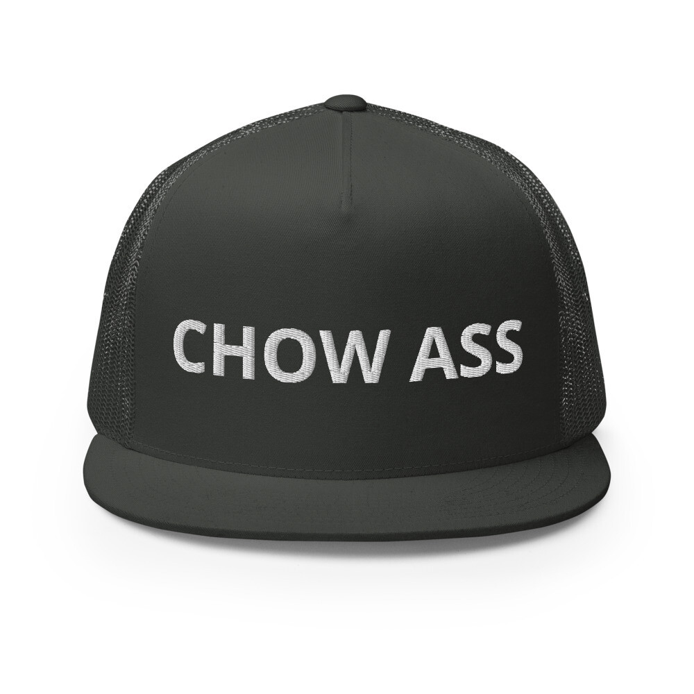 CHOW ASS Trucker Cap (Black)